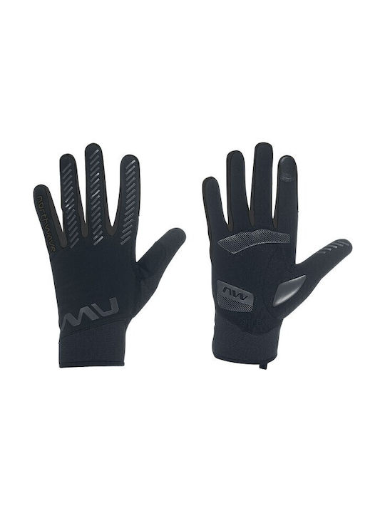 Northwave Fast Gel Μακριά Unisex Γάντια Ποδηλασίας με Gel Μαύρα