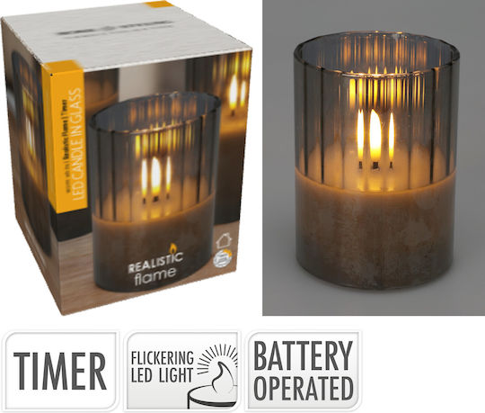 Koopman Dekorative Lampe Wachs-Politur Gray