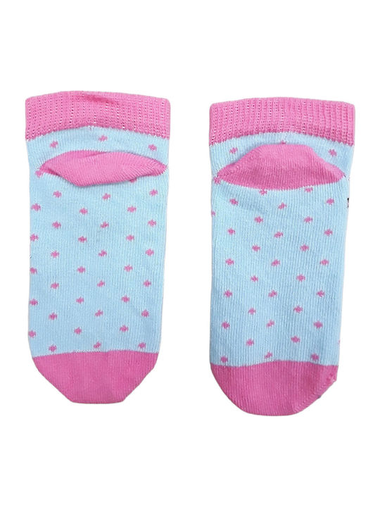 Domina Детски къси чорапи Blue, Pink
