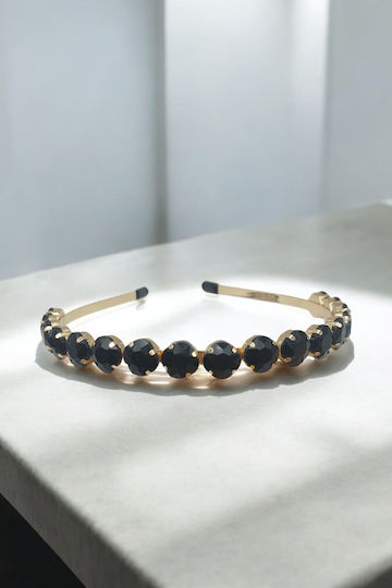 Stirnband Haar Gold