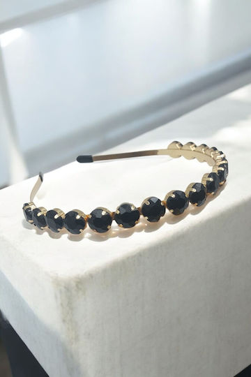 Stirnband Haar Gold