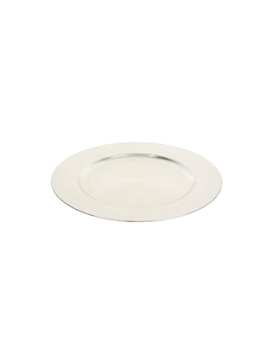 Πιατέλα Σερβιρίσματος Fééric Lights & Christmas Διάμετρο 33cm Silver 715850ar Πιατέλα Σερβιρίσματος Fééric Lights & Christmas Διάμετρο 33cm Silver 715850ar