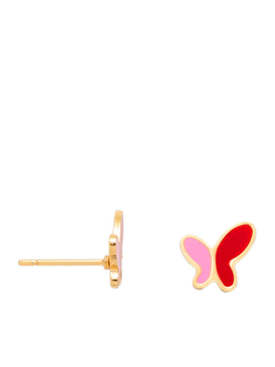 Butterfly Earrings Gold Gold One Size 16477