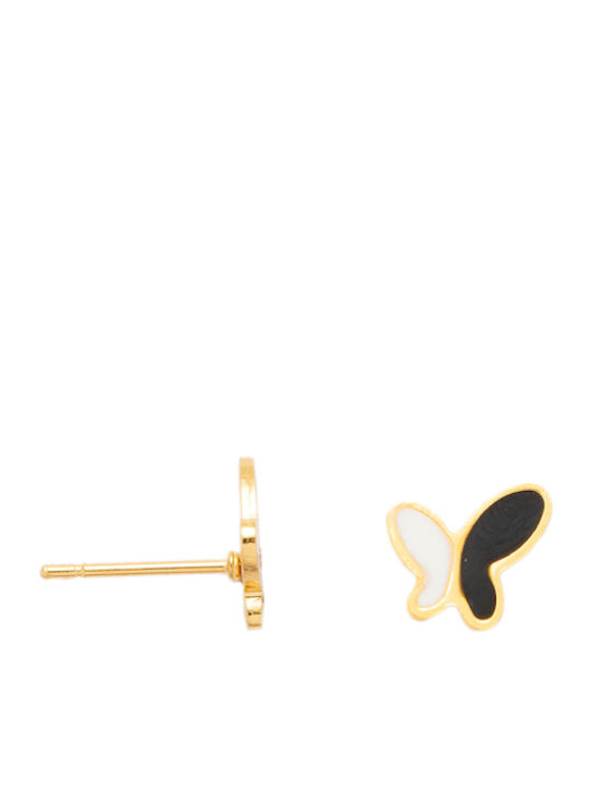 Butterfly Earrings Gold Gold One Size 16478