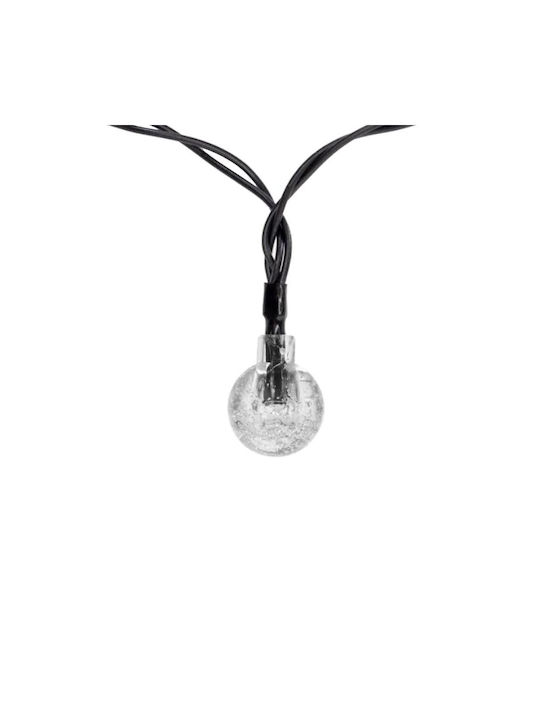 Lighting Garland 30m 120 Transparent Hanging Balls 220v 8 Different RGB Lighting Modes Bx-044