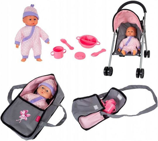 Just Toys Bambolina Baby Doll Set Amore For 3+ Years 29 cm