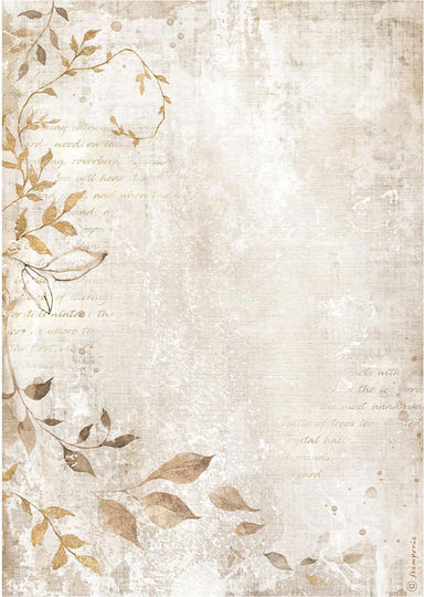 Set aus 6 Decoupage-Reispapieren Stamperia 21x29cm A4 Create Happiness Dewdrops