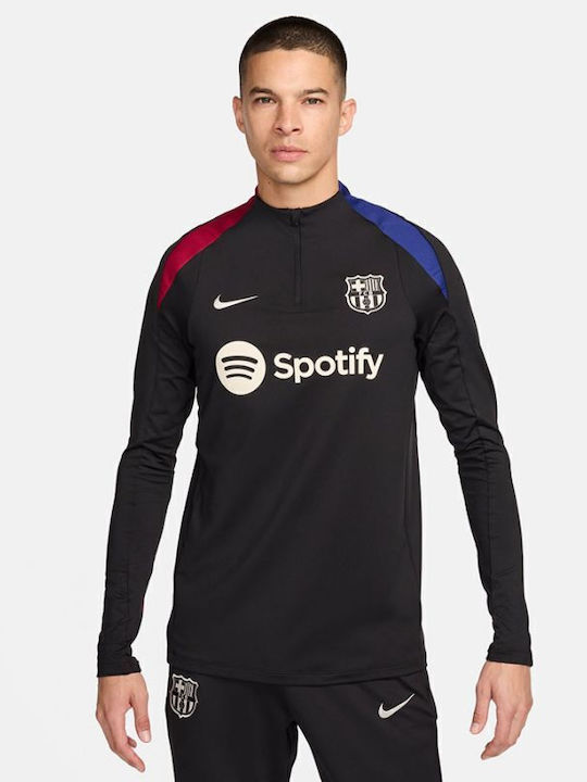 Nike FC Barcelona Dri-FIT Strike Dri-Fit Tricou sport Negru FN9834