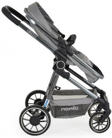 Moni Giselle Adjustable Baby Stroller Suitable for Newborn Gray 6.9kg