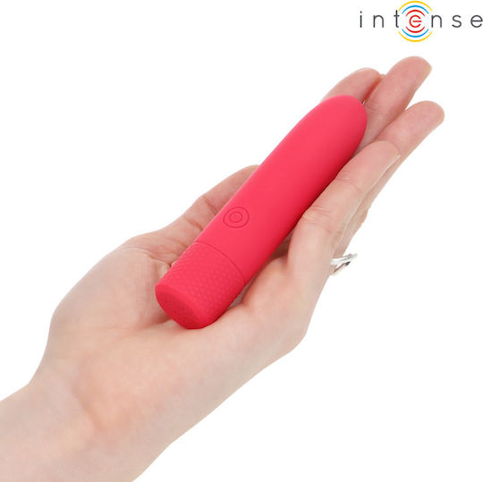 Intense Rechargeable Vibrating Mini Δονητής Bullet 10cm Κόκκινος