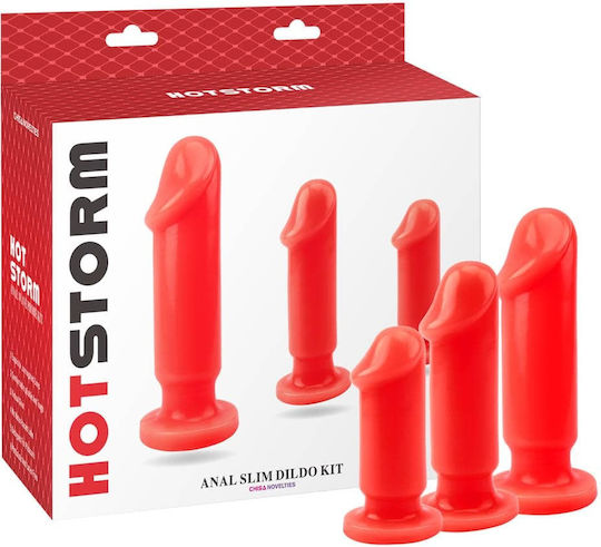 Chisa Novelties Анално дилдо Червен