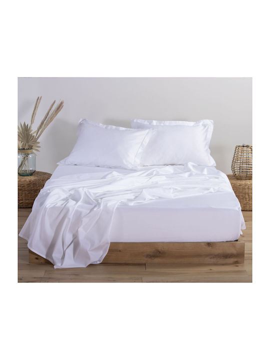 Nef-Nef Homeware Sheet King Size 280x270cm. Elements 024609 White