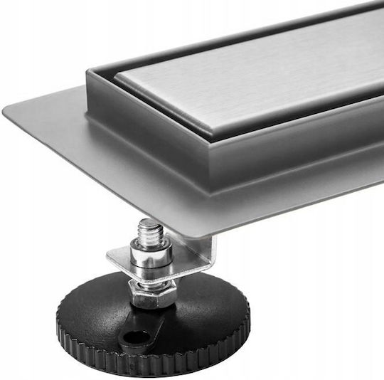 Linear Drainage Rea Neox Pro Nickel Brush 70