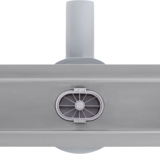 Linear Drainage Rea Neox Pro Nickel Brush 60