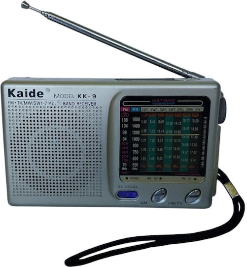 KK9-4 Mini Radio Battery Silver