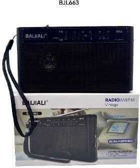 BJL663 Portable Radio Battery Black