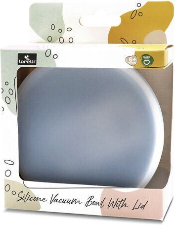 Lorelli Baby Food Bowl made of Silicone Gray