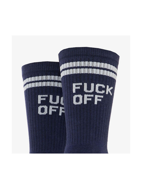 Bee. Unusual. Fck Off Men's Socks Blue