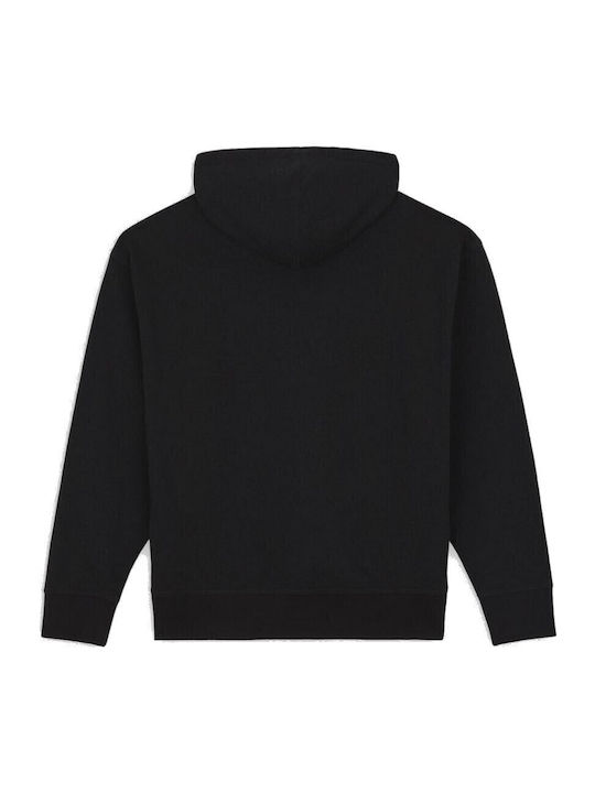Clancy Sweatshirt with Hood Black