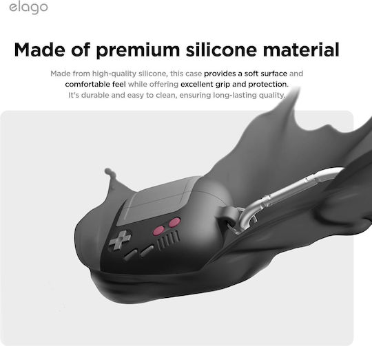 Elago Aw5 Hang Case Case Silicone in Black color for Apple AirPods 4