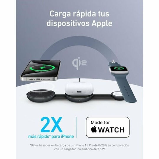 Anker Зарядно Magsafe 15W Черен (MagGo)