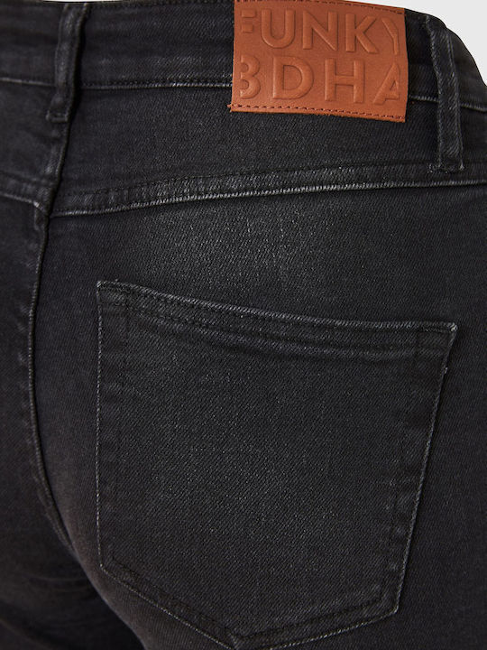 Women's Jean Trousers Flared Black