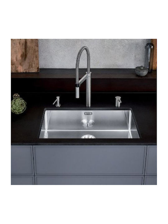 Blanco Claron 700-u Durinox 527835 Drop-In Sink Inox Satin W74xD44cm Gray