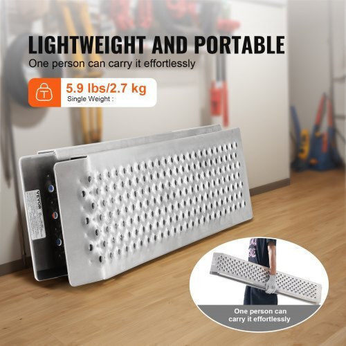 Vevor Αλουμινένιες Ράμπες 120cm 880kg Σετ 2 Ljsl472x85ina1taov0