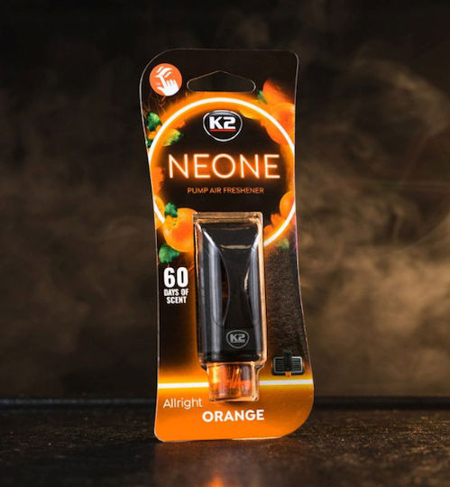 Ароматизатор за кола за вентилация с регулируема интензивност K2 Neone Allright Orange 1бр