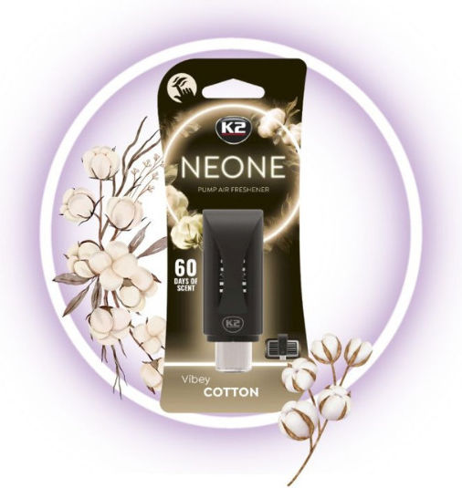 Odorizant auto pentru ventilație, intensitate reglabilă, pompă K2 Neone Vibey Cotton 1 buc