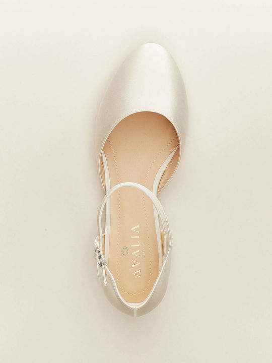 Bridal Satin Ivory Pump 2 Cm Sissi