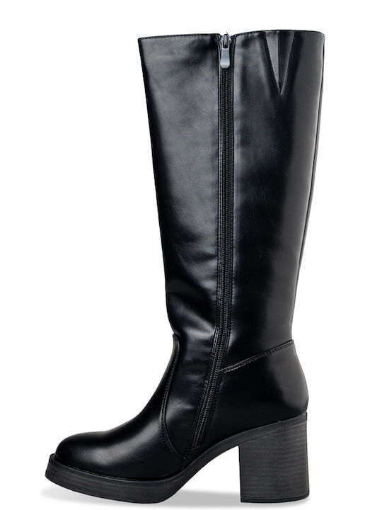 Envie Shoes Women's Boots Riding Black