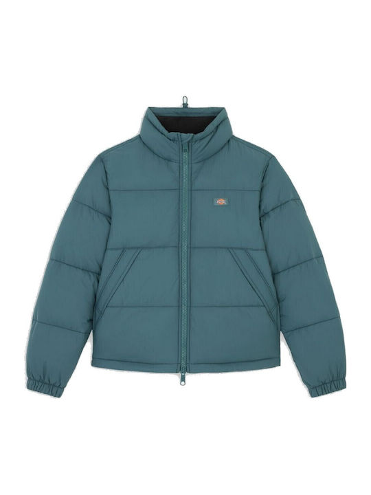 Alatna Κοντό Γυναικείο Puffer Μπουφάν για Χειμώνα Green