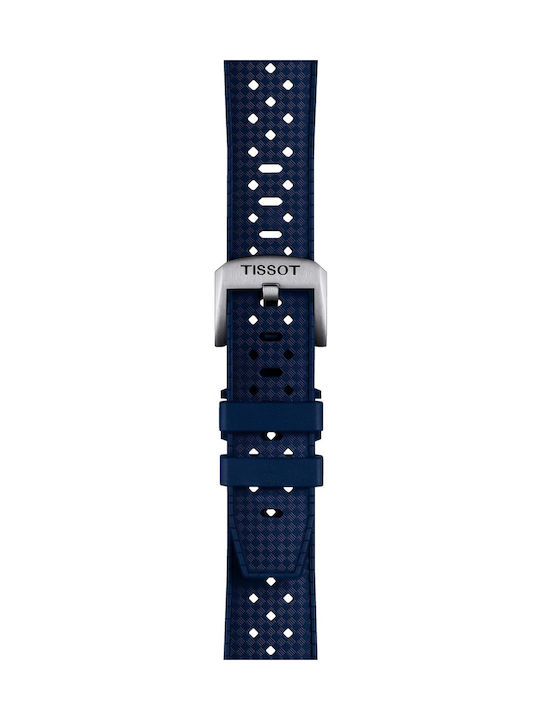 Tissot Rubber Strap Blue 20mm