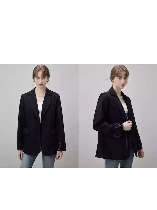 Mezzo Mezzo Damen Blazer Black