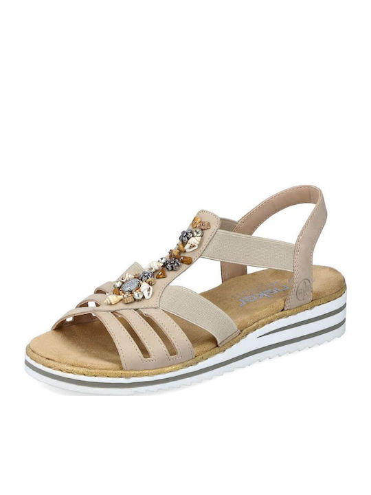 Γυναικεία Σανδάλια Beige/Cream