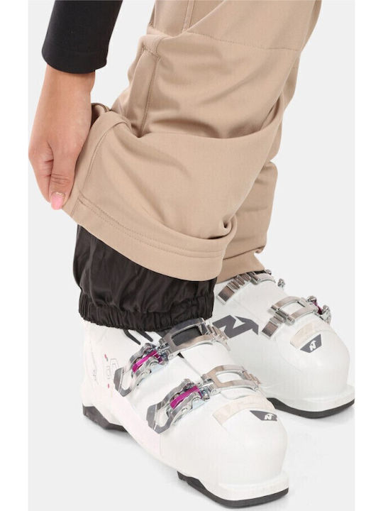 Kilpi Dione WL0408KI-Beige Women's Ski & Snowboard Soft Shell Trousers