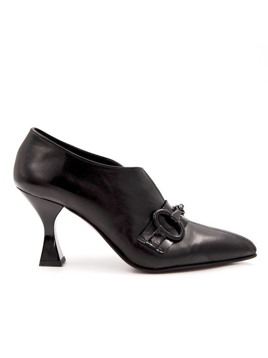 Wall Street Thin Heel Mules Black