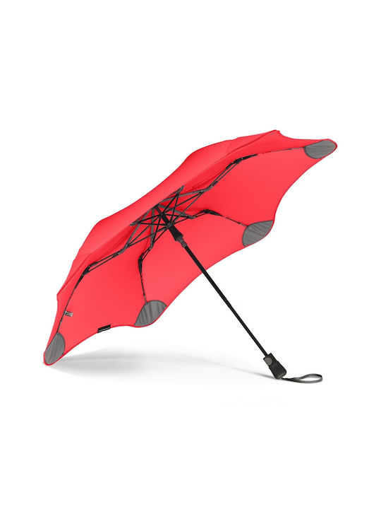 Automatic Folding Storm Umbrella Metro (Red) - Blunt