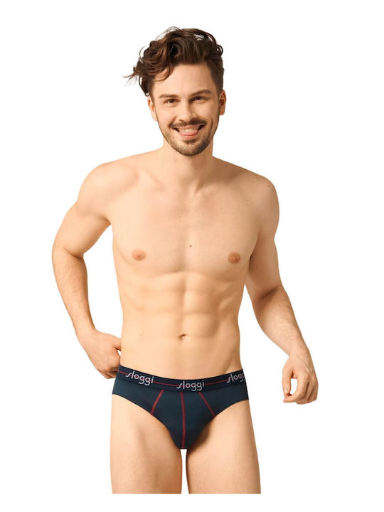 Sloggi Start Midi Men's Briefs 2Pack Navy / Petrol