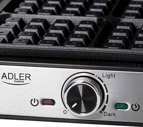 Adler Гофретник за Квадратни Гофрети 4 Места 1600W