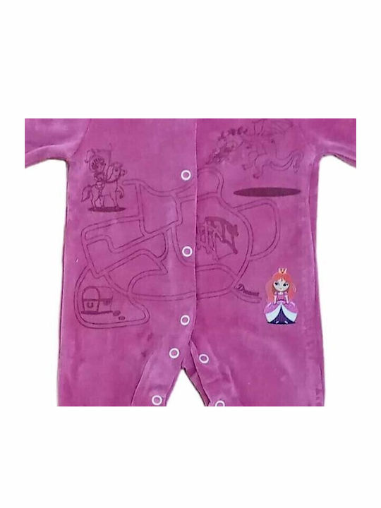 Joyce Princess Maze Babystrampler Langärmliges Samt