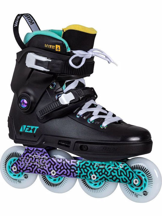 Powerslide Next Inline Rollers Μαύρα Ενηλίκων