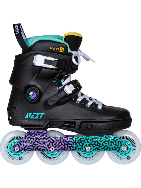 Powerslide Next Inline Rollers Μαύρα Ενηλίκων