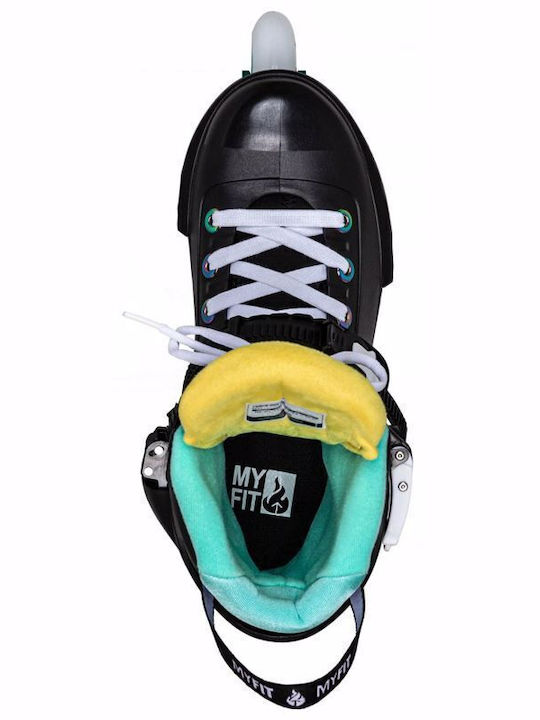 Powerslide Next Inline Rollers Μαύρα Ενηλίκων