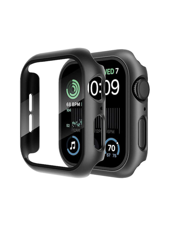 Techsuit Defense360 Pro Πλαστική Θήκη με Τζαμάκι σε Μαύρο χρώμα για Apple Watch 4, 5, 6, SE (40mm) Techsuit Defense360 Pro Πλαστική Θήκη με Τζαμάκι σε Μαύρο χρώμα για Apple Watch 4, 5, 6, SE (40mm)