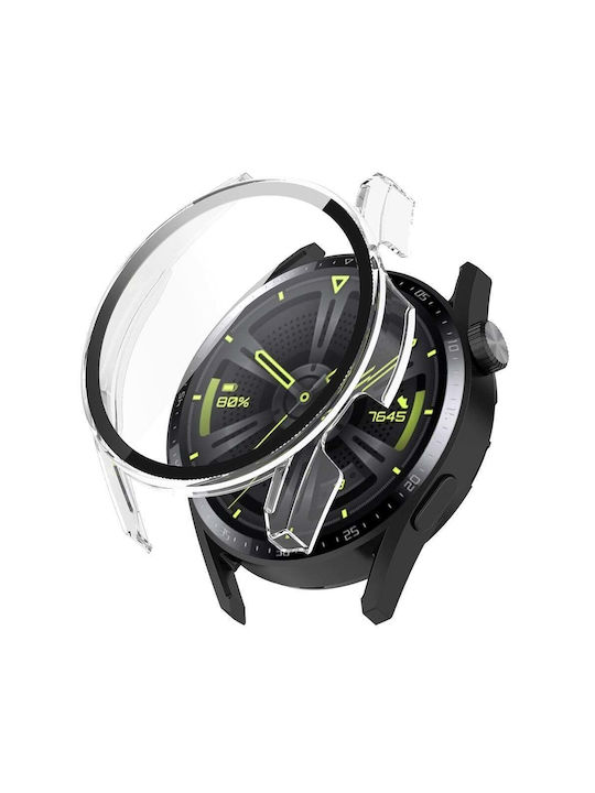 Techsuit Defense360 Pro Plastikhülle mit Glas in Transparent Farbe für Huawei Watch GT 3 (46mm)