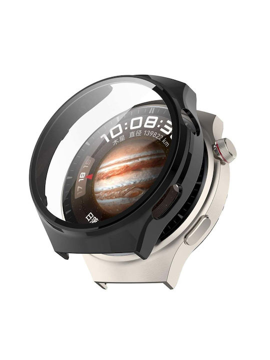 Techsuit Defense360 Pro Пластмасов Калъф със Стъкло в Черен цвят за Huawei Watch 4 Pro