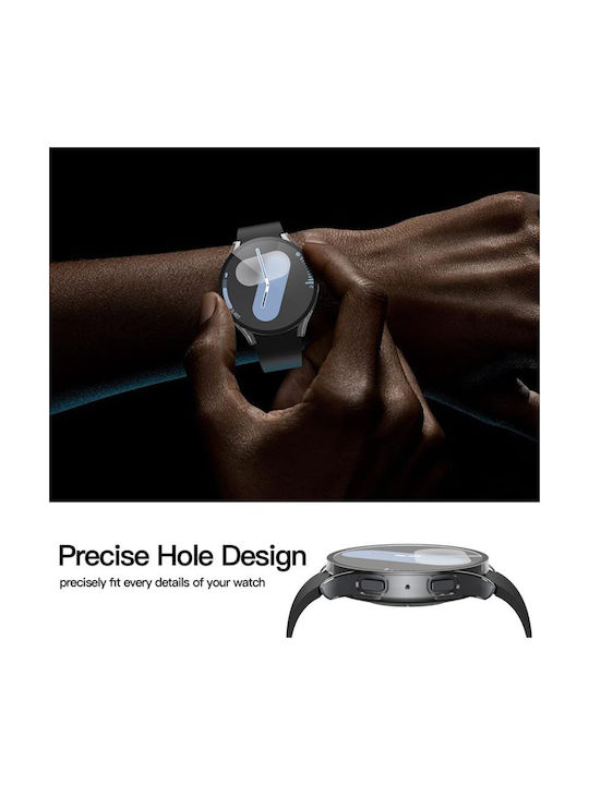 Techsuit Defense360 Pro Plastikhülle mit Glas in Transparent Farbe für Samsung Galaxy Watch7 (44 mm)