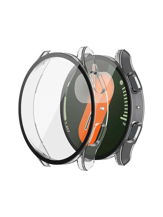 Techsuit Defense360 Pro Plastikhülle mit Glas in Transparent Farbe für Samsung Galaxy Watch7 (40 mm)